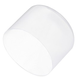 uxcell 4pcs Rubber End Caps 55mm ID Vinyl Round Tube Bolt Cap Cover Screw Thread Protectors Clear