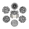 Aowced Drink Absorbent Coasters with Holder Set of 6, Ceramic