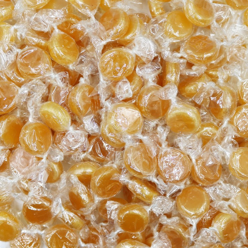 FirstChoiceCandy Individually Wrapped Hard Candy Disc Buttons (Butterscotch, 5 Pound)