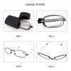 FEIVSN 2 Pack Folding Reading Glasses for Men Women, Foldable