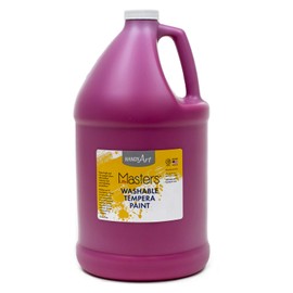 Handy Art - 214-725 Little Masters Washable Tempera Paint, Gallon, Magenta, 128 Fl Oz (Pack of 1)