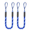 2 Pcs Boat Bungee Dock Lines, 4 Feet Mooring Rope