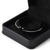 Oirlv PU Leather Bracelet Box Black Bangle Organiser Box Bangle