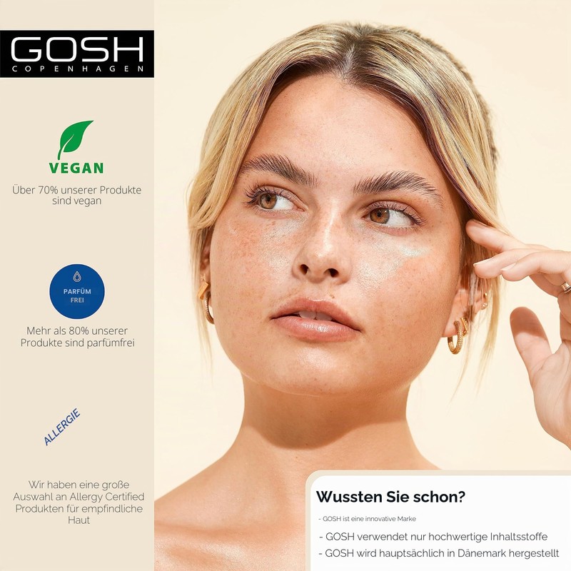 GOSH Mineral Waterproof Eye Shadow, Rotating Eyeshadow Pen with Creamy