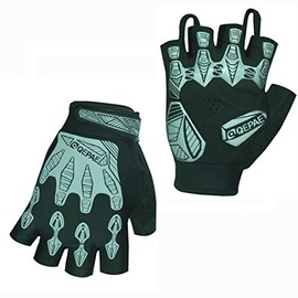 Reflective Renden Fingerless Cycling Gloves Sport Gel Gloves Qepae New, Large