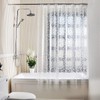 zokyer Clawfoot Tub Shower Curtain Wrap Around Round 180x70 Inch