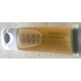 Terra Green 12 Bottles Terra Green SHAMPOO & CONDITIONER With White Tea Travel Size .75oz