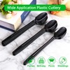 XJUULVC Long Spoon, 8.25" Disposable Plastic Ice Cream Spoons, 50Pcs