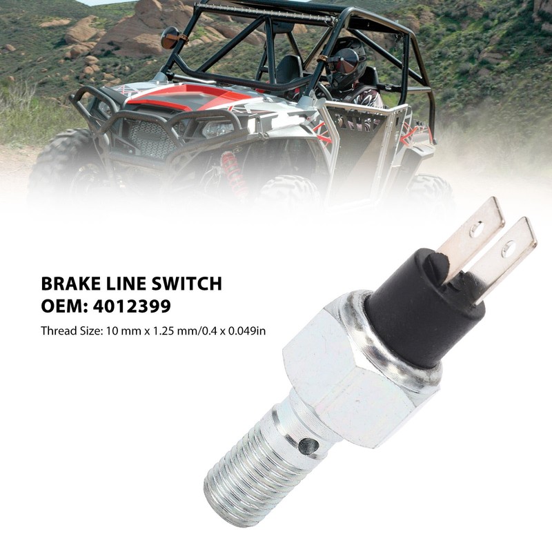 Brake Pressure Line Switch 4012399 Rust Proof Precision Threads Replacement