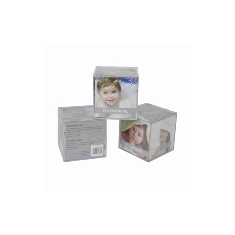 Set of 4 Photo Cube Picture Frames 9 x 9