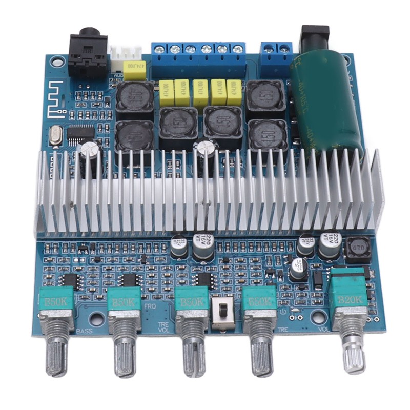 Subwoofer Amplifier Board High Power Bluetooth Audio Amp DC12V‑24V 2.1
