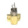 WRS 1-1/4" Keyed Security Bolt Lock - Brass