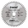 Trend CraftPro TCT Trimming Cross-Cutting Plunge Saw Blade for Wood,