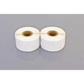 vhbw Set of 2 label rolls, 36 mm x 89 mm, replacement for Dymo 99012 for label printers