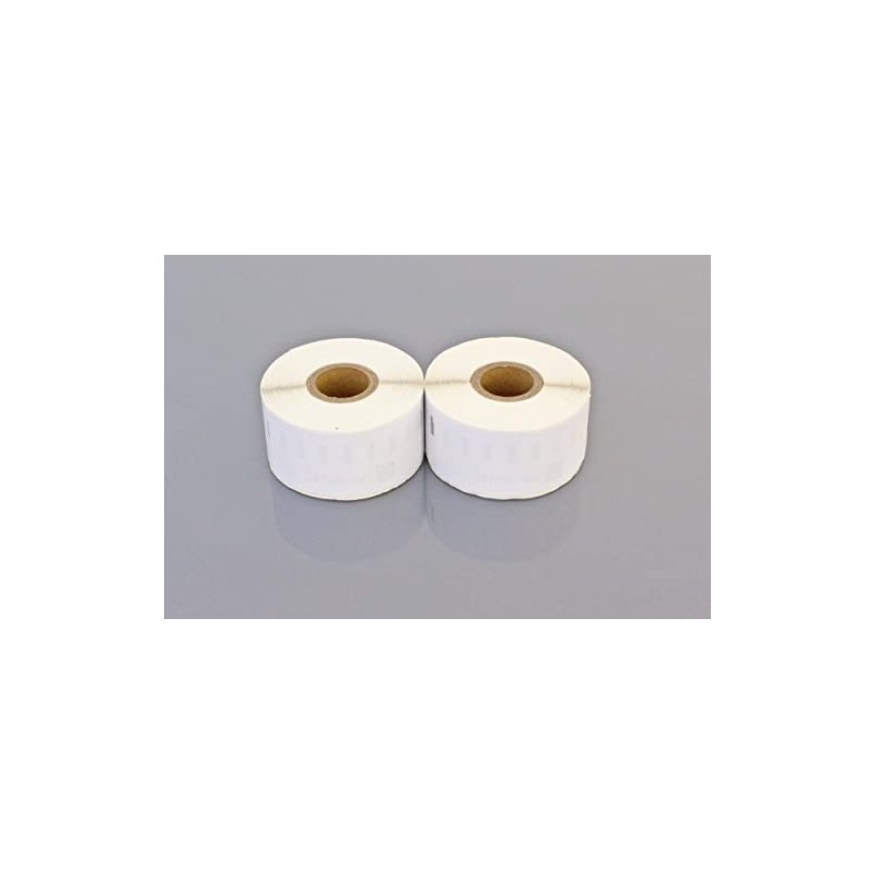 vhbw Set of 2 label rolls, 36 mm x 89