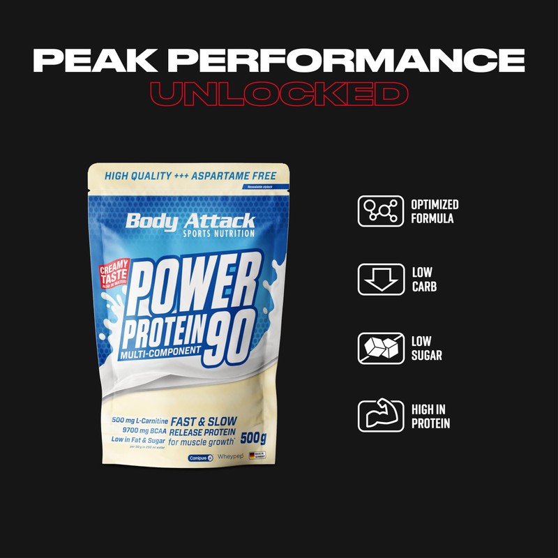 Body Attack Power Protein 90 - Low Fat - 85%