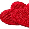 Iron-On Applique Small Hearts Red