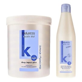 Keratin Shot Anti-frizz Shampoo 500ml  Tarro 1kg Salerm                                                                                               
