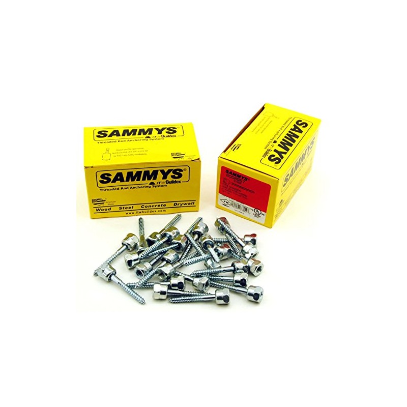 (25) Sammys 3/8-16 x 2 Threaded Rod Hanger for Wood