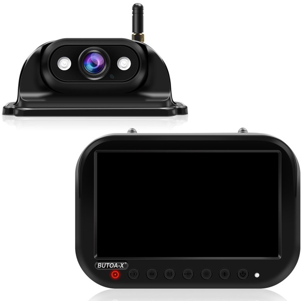 7" 1080P Wireless RV Backup Camera System, Compatible with Furrion
