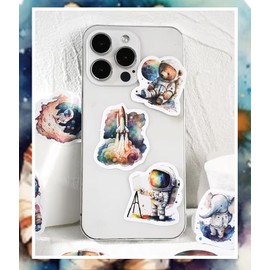 Interstellar Travel Stickers, Starry Sky Theme, 30 Units per Box