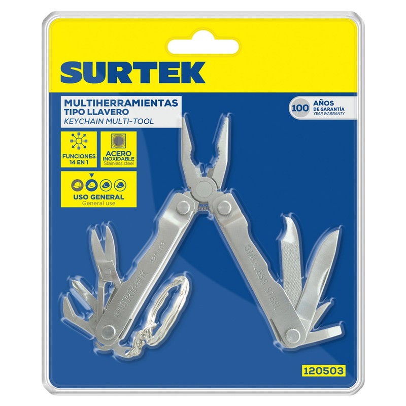 Surtek 120503 Pinza multiherramienta 14 en 1