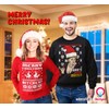 Cool ugly Christmas Jumper with Angie - “Who's Your Mutti”?