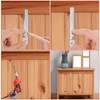 1 Pcs 3 Inch Surface Bolts for Doors Heavy Duty