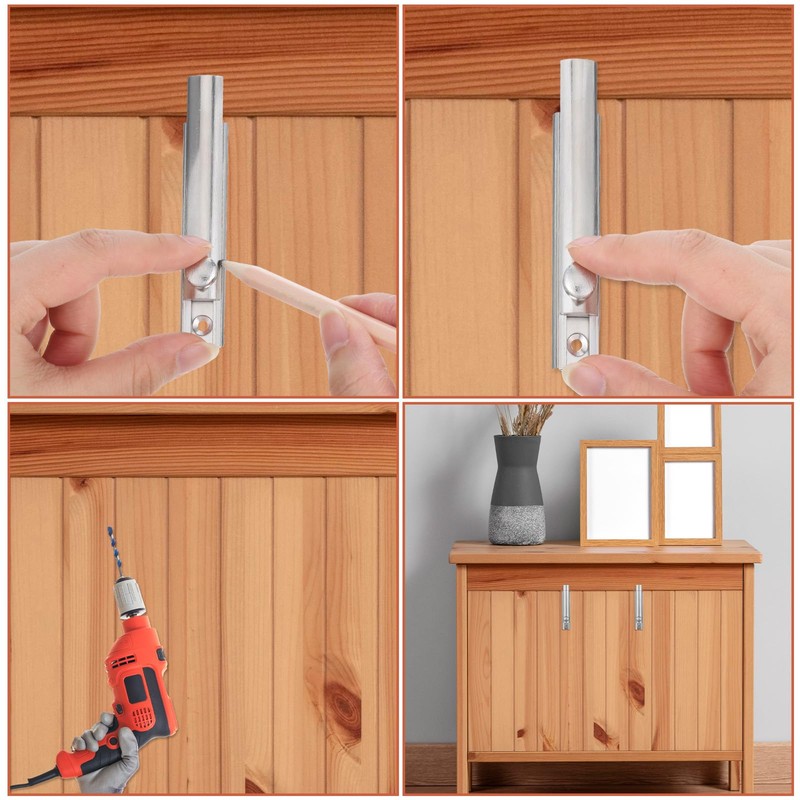 1 Pcs 3 Inch Surface Bolts for Doors Heavy Duty