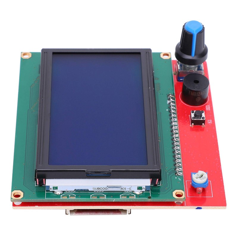 Plyisty 12864 LCD Graphic Smart Display Controller Board, 3D Printer