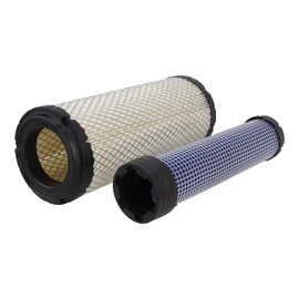 Carbhub 25 083 01 Outer Air Filter 11013-7044 Replace Kohler 25 083 01-S 2508301 Kawasaki 11013-7020 11013-7044 Air Cleaner Cartridge with 25 083 04 25 083 04-S 11013-7019 11013-7045 Inner Filter