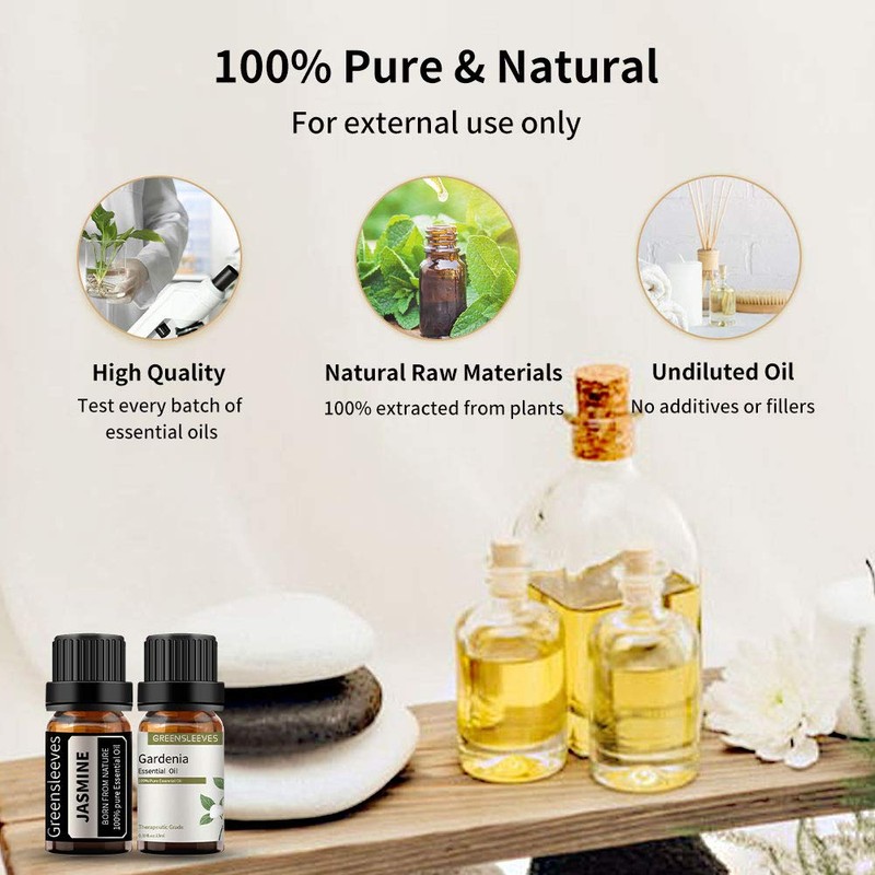 GREENSLEEVES Essential Oil - 10ml (Gardenia + Jasmine)