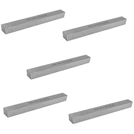 5 Pcs Set M2 HSS Tool Bit Square Lathe Fly Cutter Turning Grinder Cutter Mill Blank - HIGH Speed Steel (6.35mm x 6.35mm x 63.5mm Size)