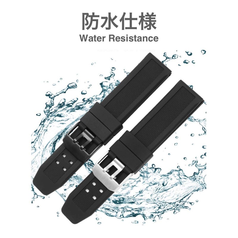 【Luminox ルミノックス純正バンド互換品】 取付幅23mm 時計ベルト ラバーバンド ネイビーシールズ等に 11Straps【バネ棒外しセット】