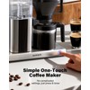 SHARDOR 8-Cup Drip Coffee Maker with Reusable Filter and Glass