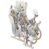 PAPER D'ART - SNOW QUEEN SLEIGH - 3D POP UP