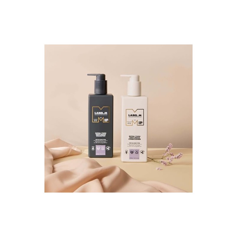 LABEL.M Royal Yuzu Anti-Frizz Shampoo 300ml – With Recyclable Pump