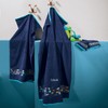 Erwin Müller Children's Bath Towel Space Walk Terry Dark Blue