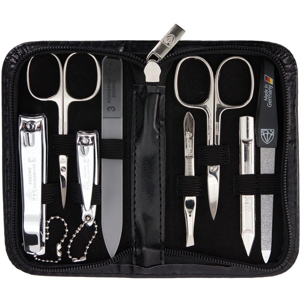 3 Swords Germany Solingen Manicure Pedicure Set Nail Care Kit Made in Germany