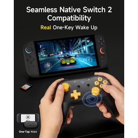 EasySMX S10C Wireless Switch 2 Pro Controller, Hall Effect Joysticks, HD Rumble, Instant Wake-Up, Motion Control, Back Buttons, Turbo, C Button for Switch 2/Switch/PC/iOS/Android