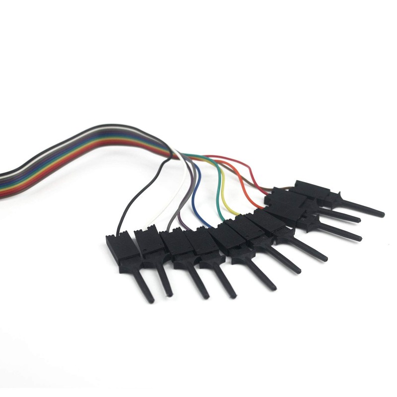 Ytian USB Logic analyzer Test Hook Clip Grabber Jumper Wires