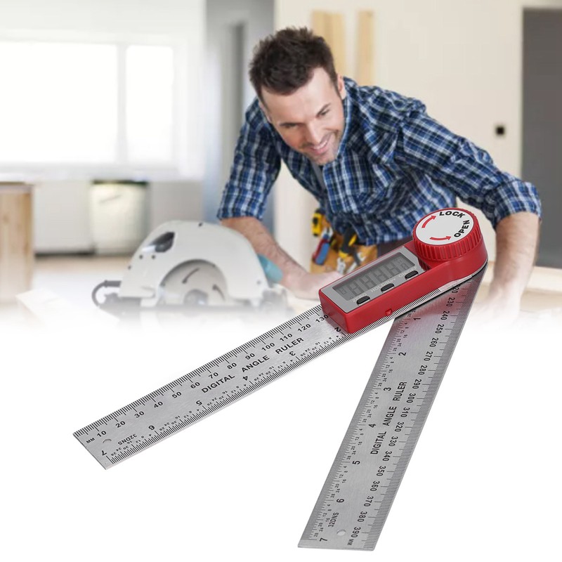 Angle Finder 360° Digital Display Durable Stainless Steel Portable Electronic