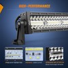 Nilight LED Light Bar 13.5 Inch Triple Row Spot Flood