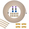 MuHize Copper Nickel Brake Line Repair Kit - Upgraded 1/4