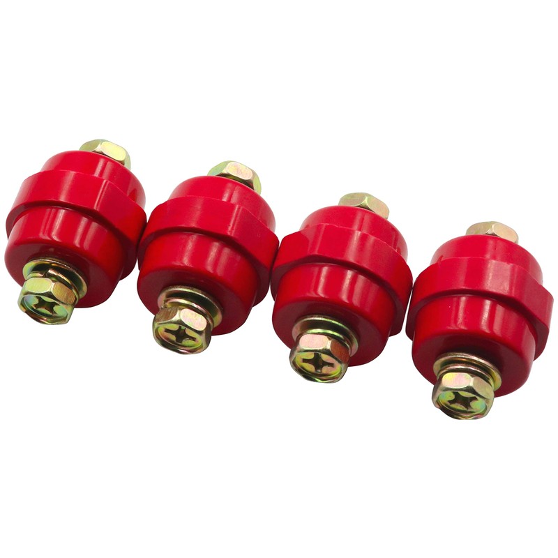LBY 4pcs Busbar Insulator, SM-30 Polyester Standoff Insulators with Screw(M8),