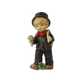Goebel X-Mas 10-638-35-1 Chimney Sweep with Horseshoe Stoneware Multi-Coloured Dimensions: 5.5 cm x 5.5 cm x 13 cm