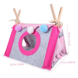 BESPORTBLE Cute Animal Nest for Guinea Pig Hamster Bed Pet Hideaway Tent House Indoor Sleeping Hut Pet Accessory