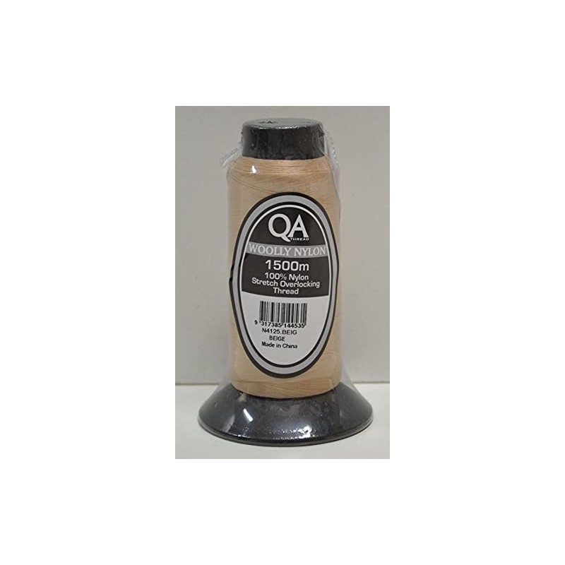 Hemline Threads Wool Yarn Nylon Thread 1500 m Beige