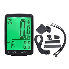 YA100A Bike Speed and Cadence Sensor Bike Computer Bicycle Speedometer 2.8in LCD Display ABS Cycling Speedometer for Cadence Tracking and Time