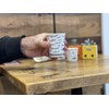 MOXVIO 50 x 4oz (120cc) Single Wall Printed Paper Cups